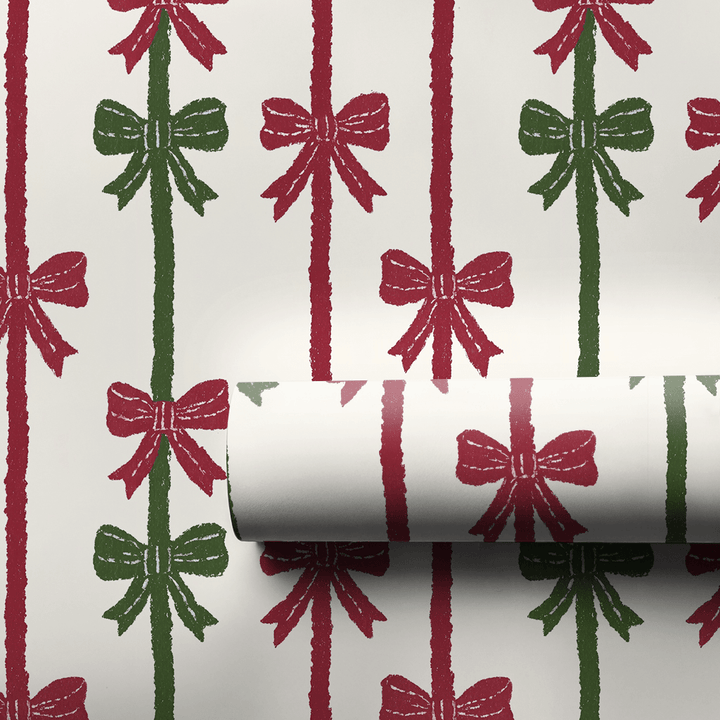 Holiday Ribbons and Bows - Wrapping Paper - Aspen & Arlo