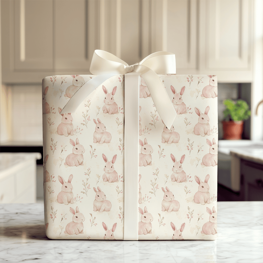 Little Bunny Blessings - Wrapping Paper - Aspen & Arlo