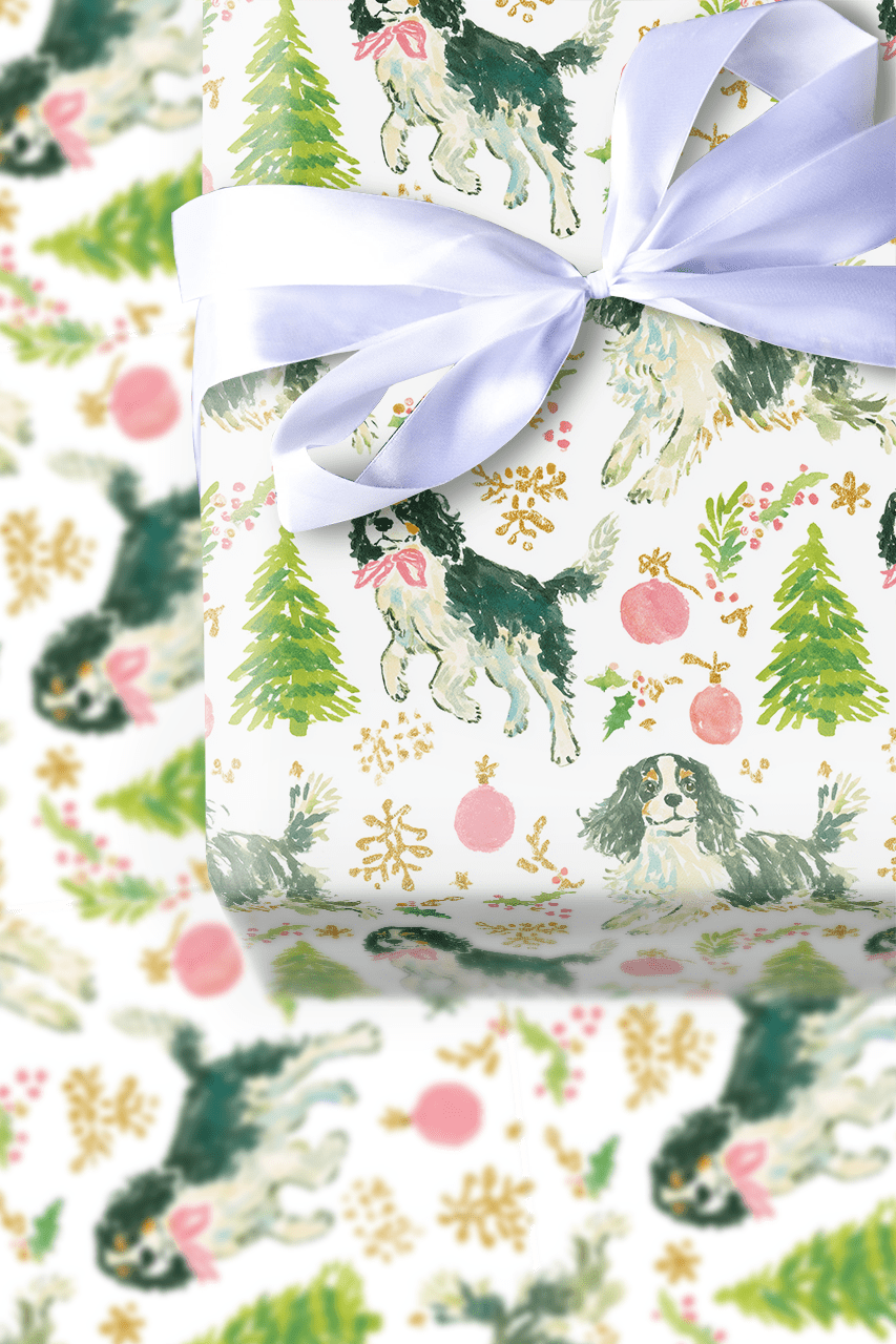 Sadie's Christmas Morning - Wrapping Paper - Aspen & Arlo