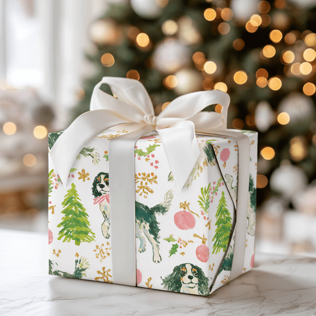 Sadie's Christmas Morning - Wrapping Paper - Aspen & Arlo