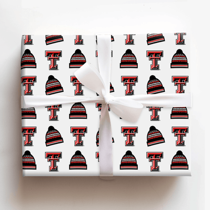 Texas Tech Beanie - Wrapping Paper - Aspen & Arlo