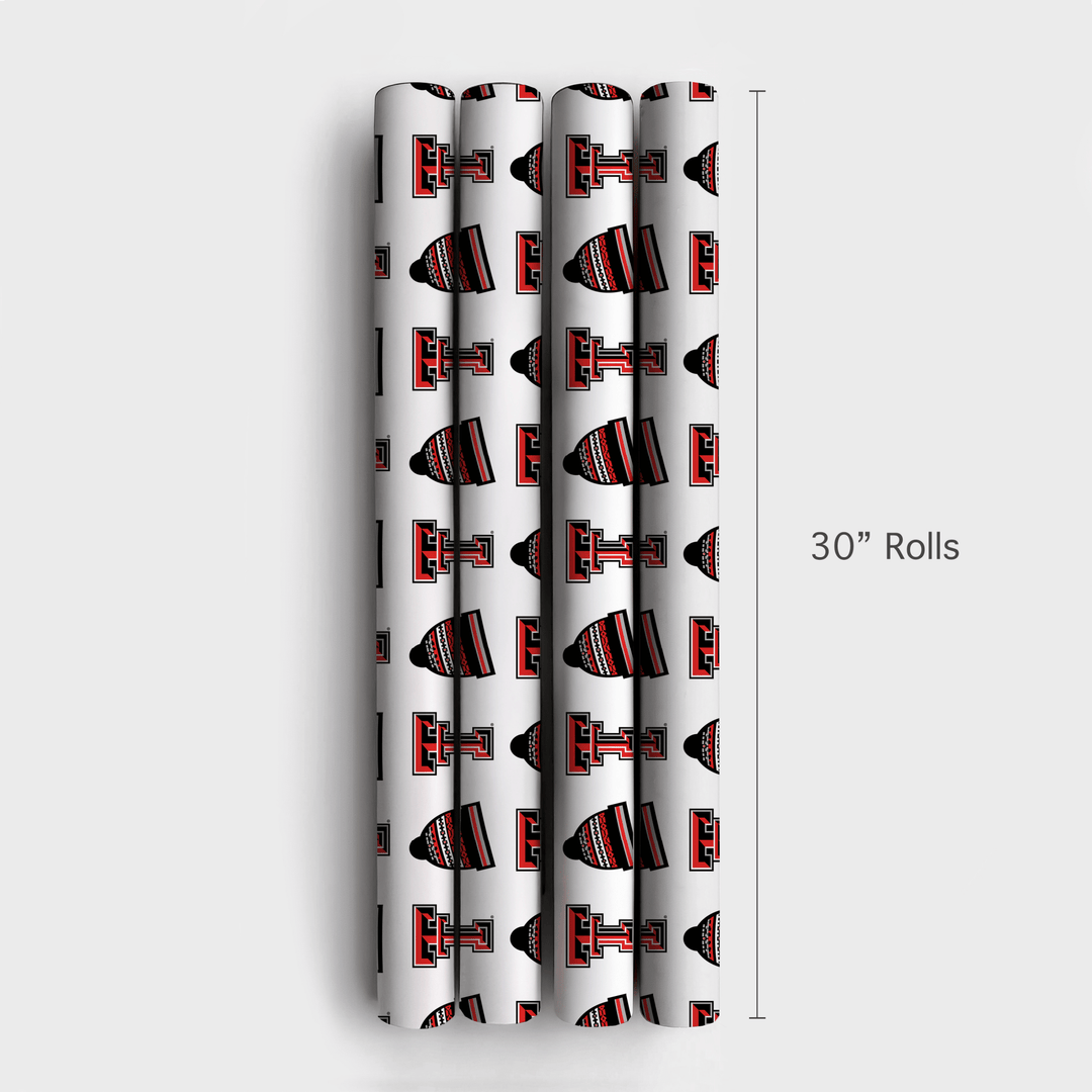 Texas Tech Beanie - Wrapping Paper - Aspen & Arlo