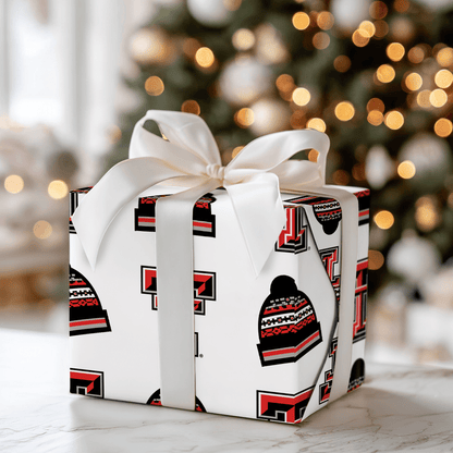 Texas Tech Beanie - Wrapping Paper - Aspen & Arlo