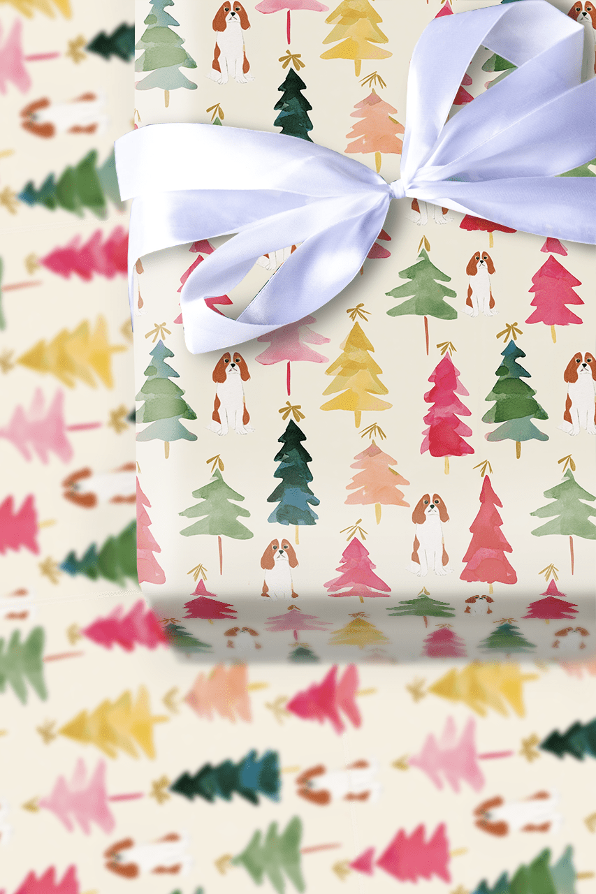 Cavalier Christmas Magic - Wrapping Paper - Aspen & Arlo