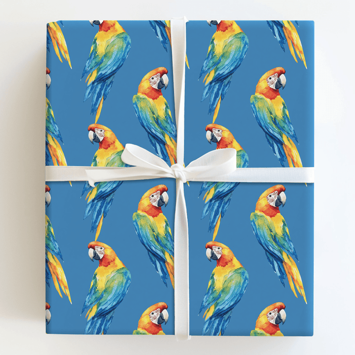 Blue New Things - Wrapping Paper - Aspen & Arlo