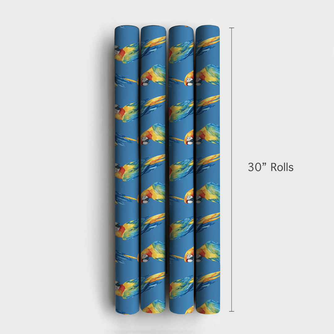 Blue New Things - Wrapping Paper - Aspen & Arlo