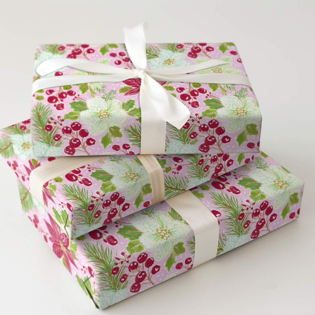 Pastel Christmas Florals