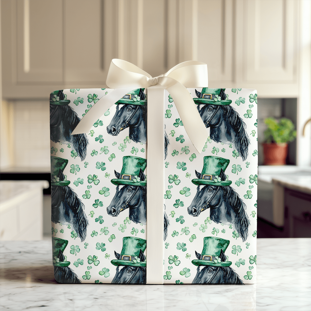 Leprechaun Stallion - Wrapping Paper - Aspen & Arlo