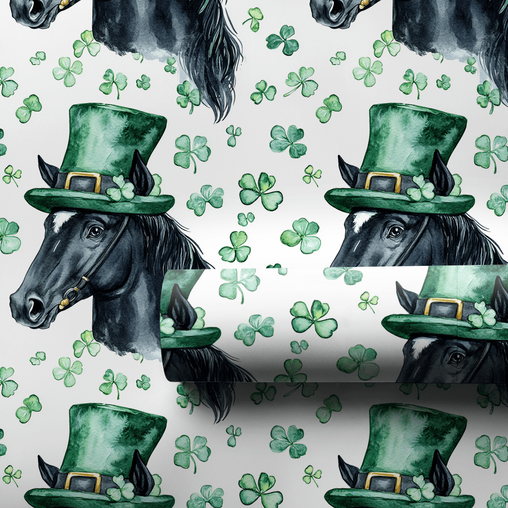 Leprechaun Stallion - Wrapping Paper - Aspen & Arlo
