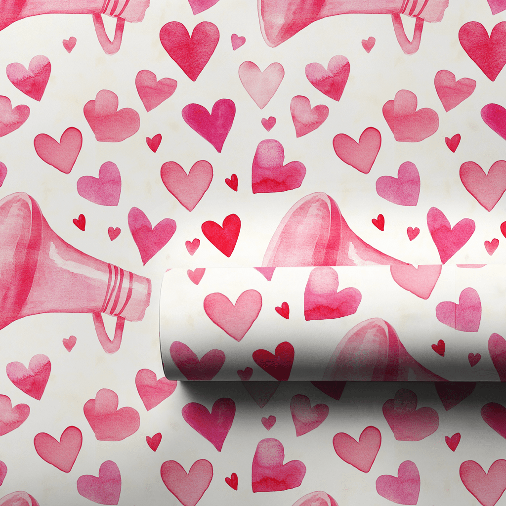 My Cheer Valentine - Wrapping Paper - Aspen & Arlo