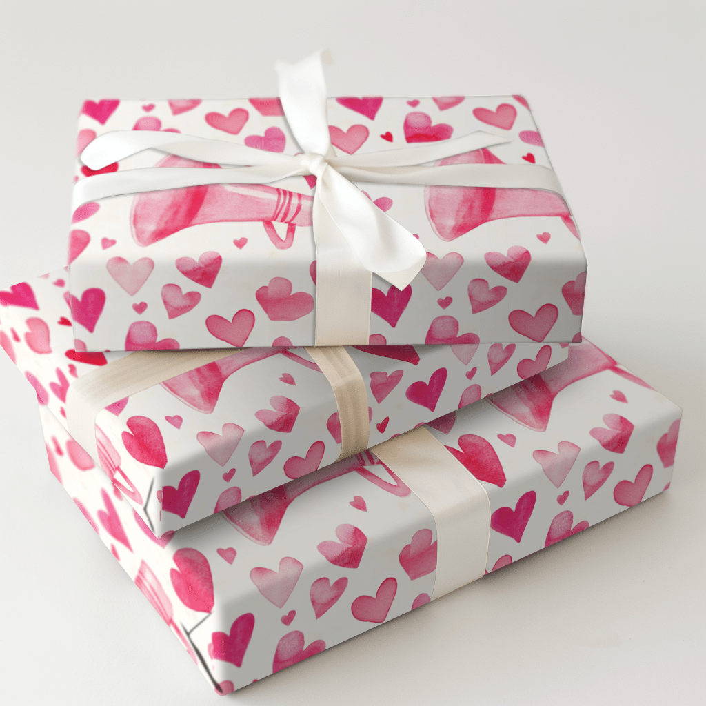 My Cheer Valentine - Wrapping Paper - Aspen & Arlo
