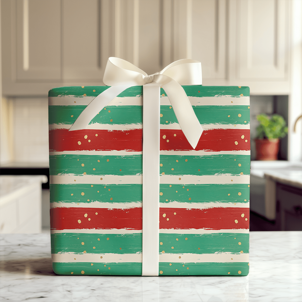 Jingle Stripes - Wrapping Paper - Aspen & Arlo