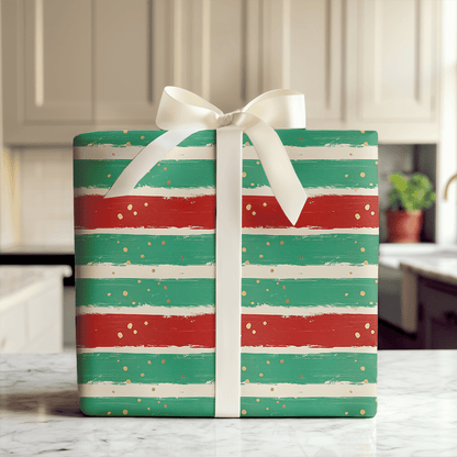Jingle Stripes - Wrapping Paper - Aspen & Arlo