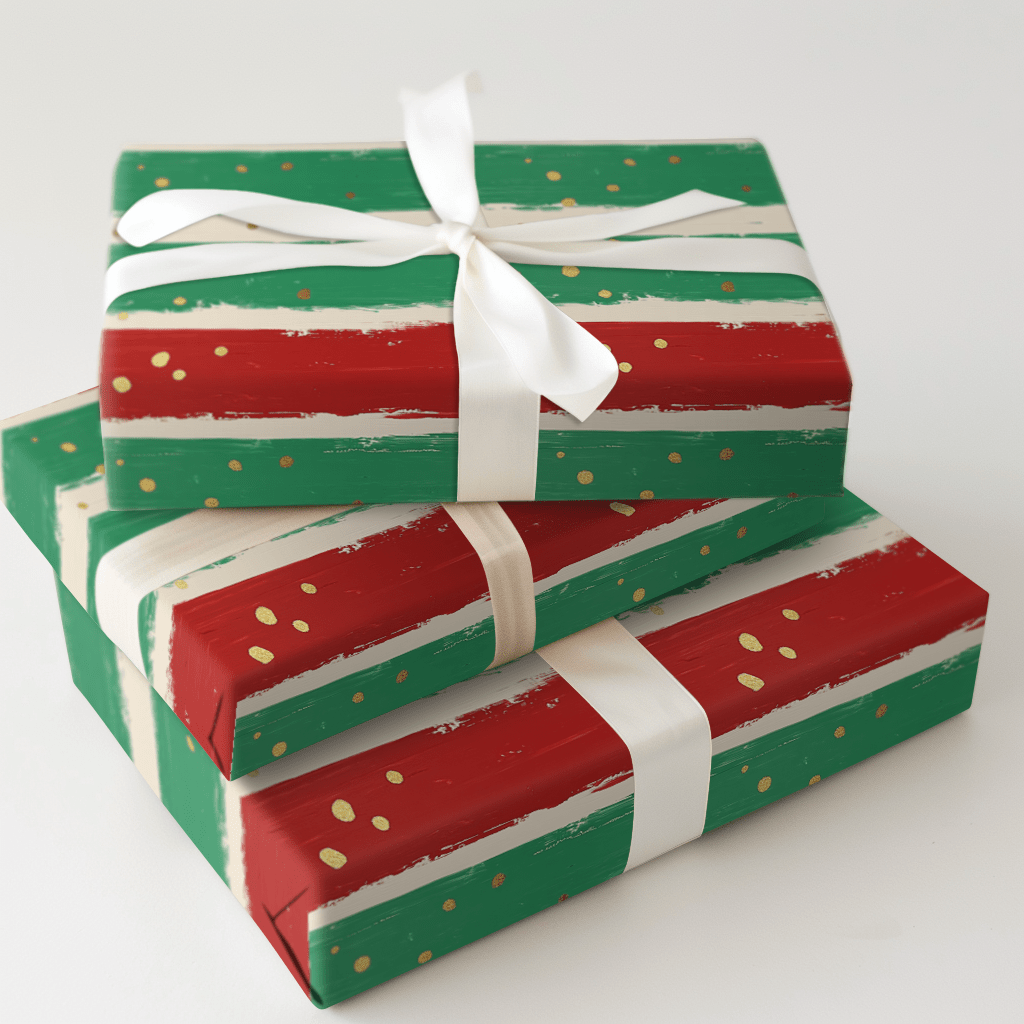 Jingle Stripes - Wrapping Paper - Aspen & Arlo