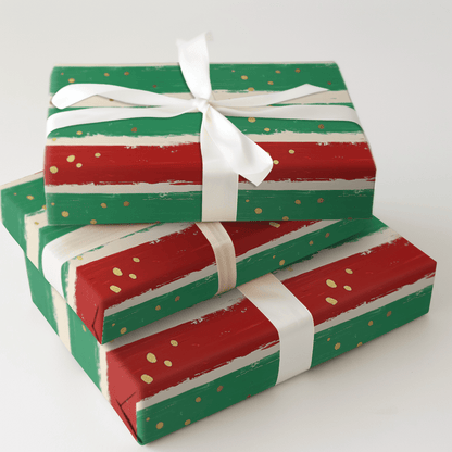 Jingle Stripes - Wrapping Paper - Aspen & Arlo