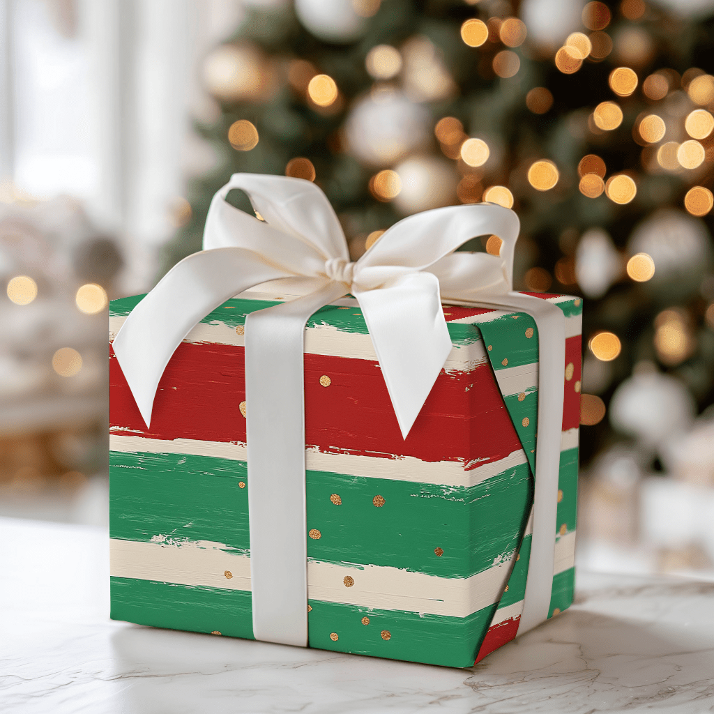 Jingle Stripes - Wrapping Paper - Aspen & Arlo