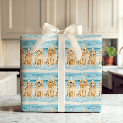 Beach Pawty - Wrapping Paper - Aspen & Arlo