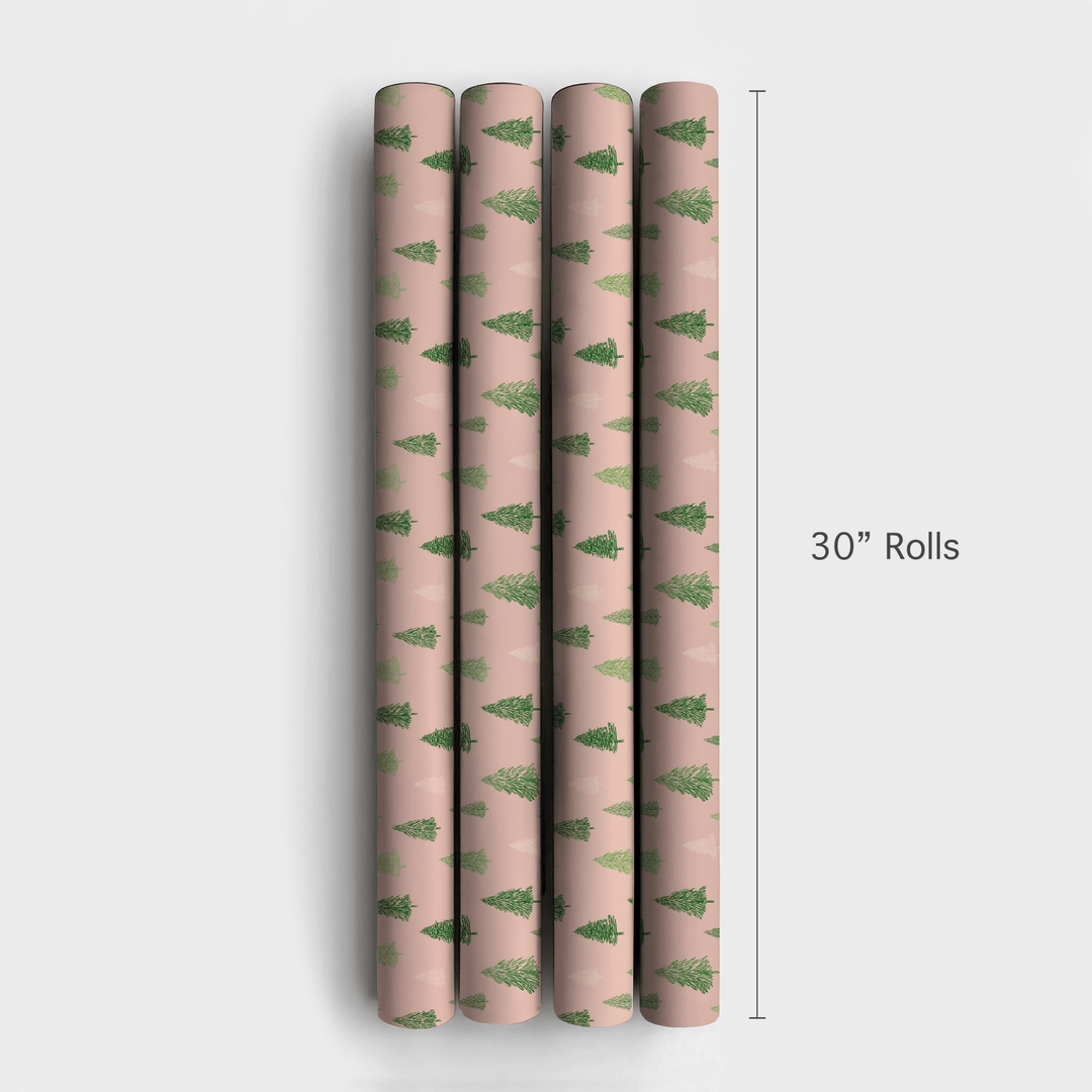 Pink Trees Please - Wrapping Paper - Aspen & Arlo