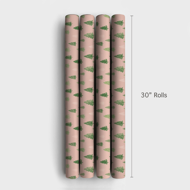 Pink Trees Please - Wrapping Paper - Aspen & Arlo