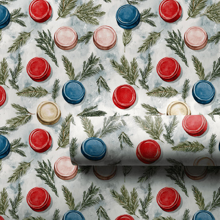 Merry on Ice - Wrapping Paper - Aspen & Arlo