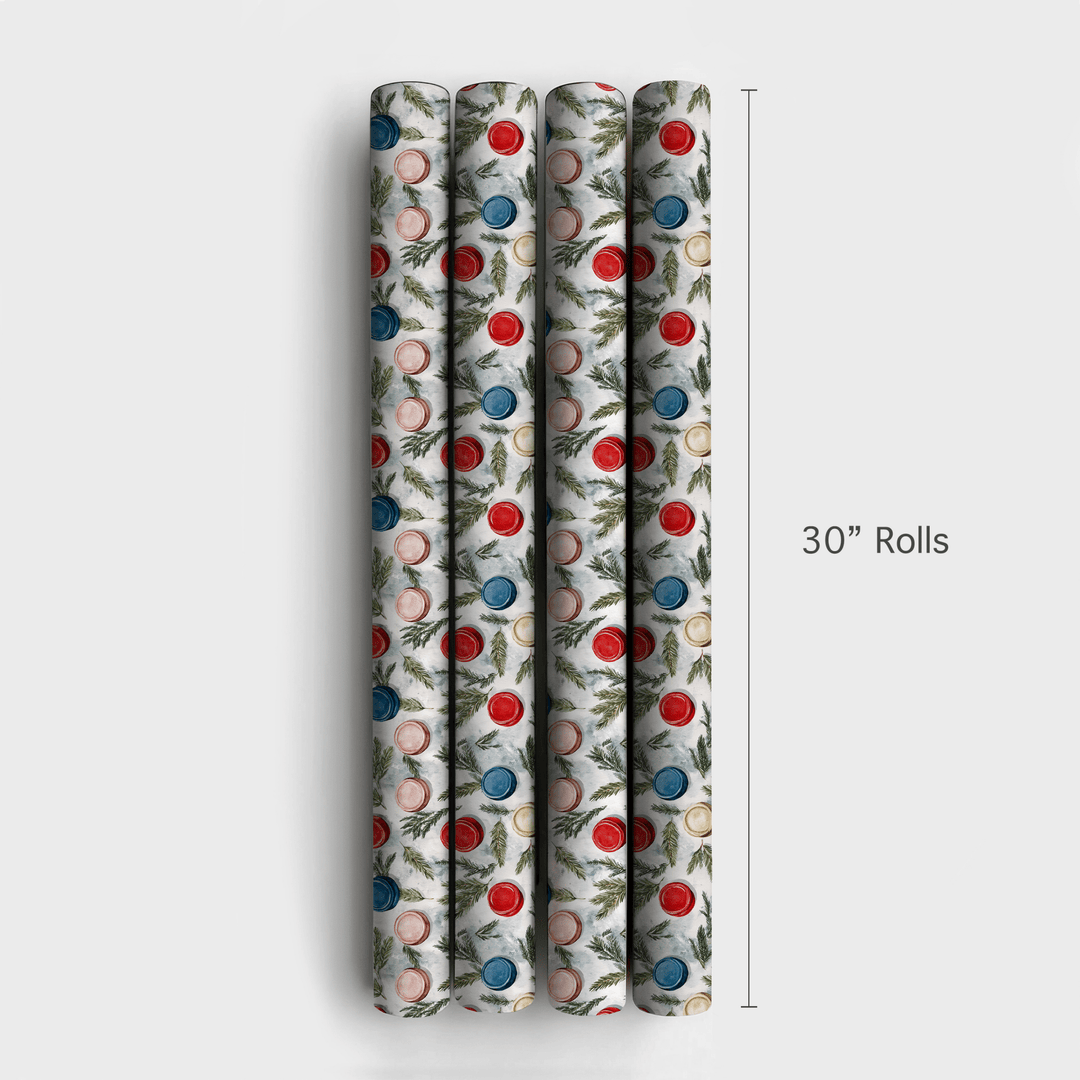 Merry on Ice - Wrapping Paper - Aspen & Arlo