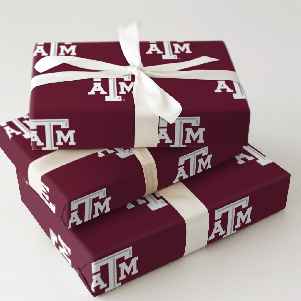 The Aggie Mark - Wrapping Paper - Aspen & Arlo
