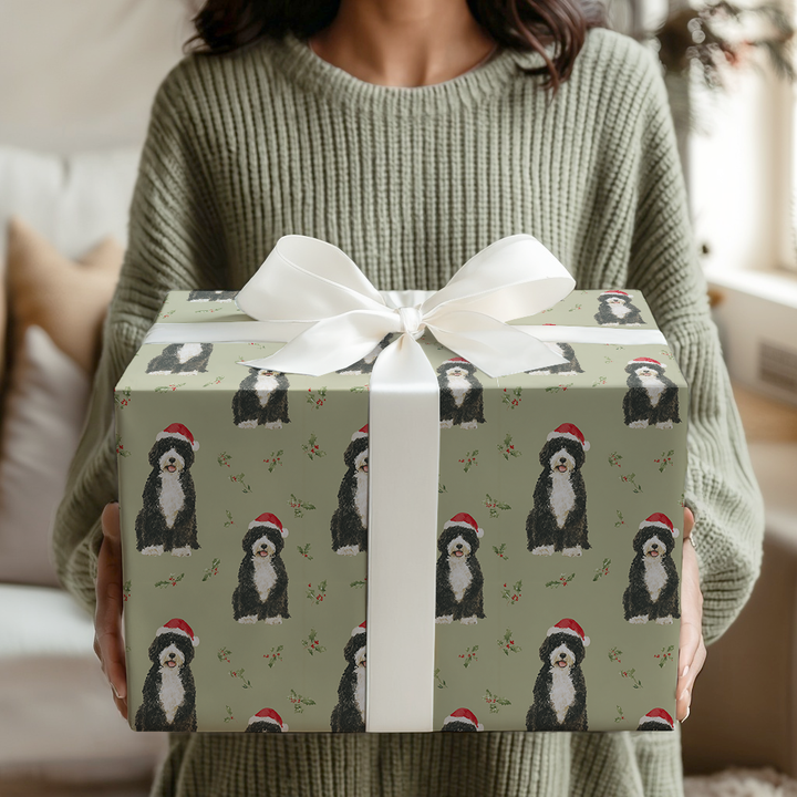 Christmas with the Portuguese Water Dog