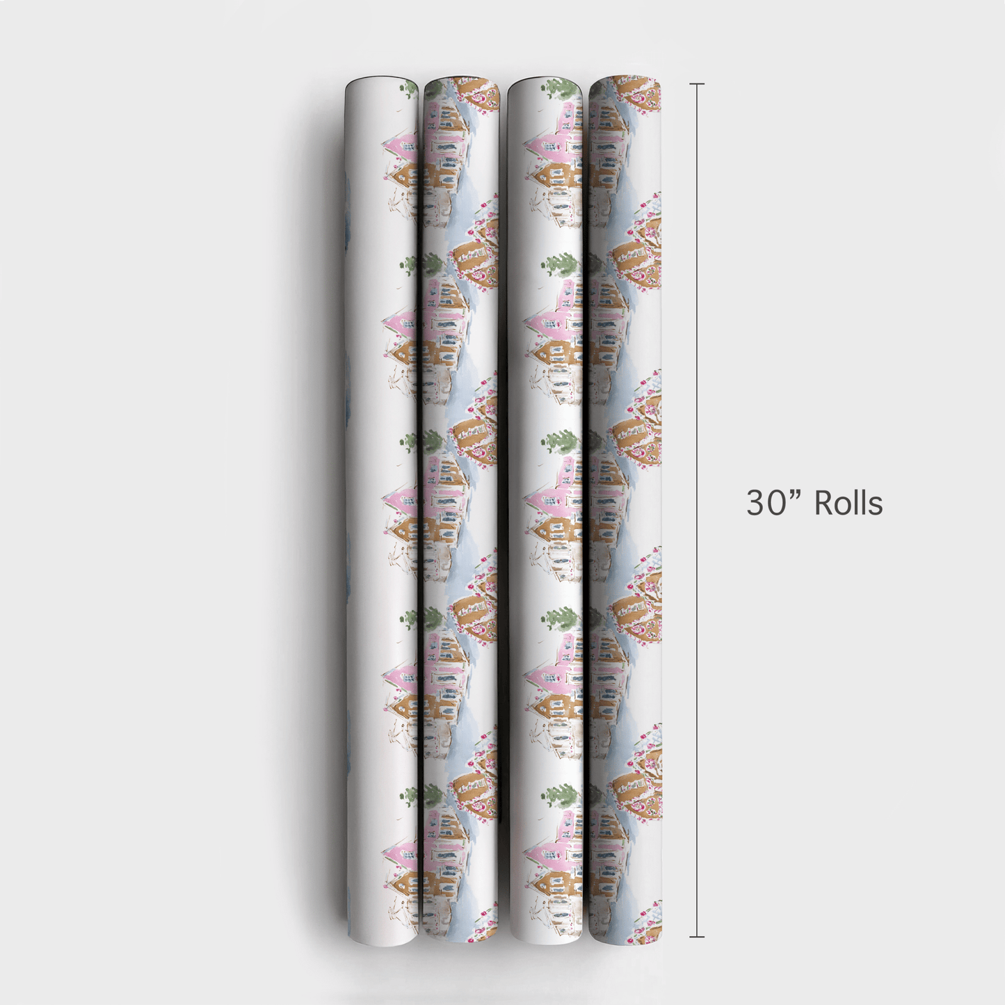 Frosted Village - Wrapping Paper - Aspen & Arlo