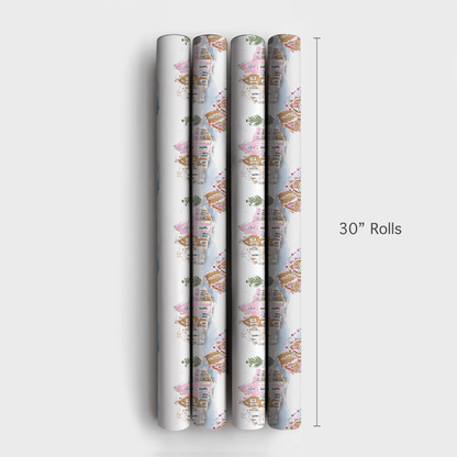 Frosted Village - Wrapping Paper - Aspen & Arlo