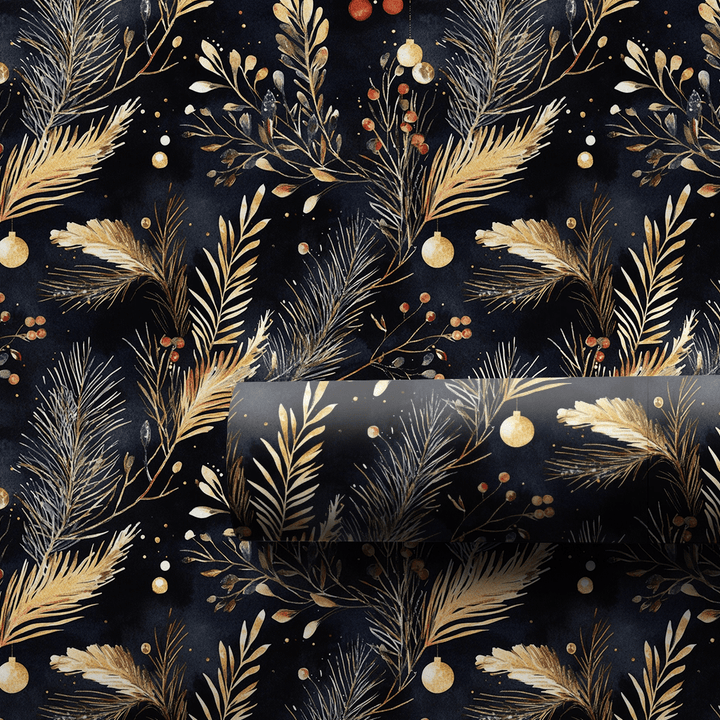 Gold Leaf for Wreath - Wrapping Paper - Aspen & Arlo