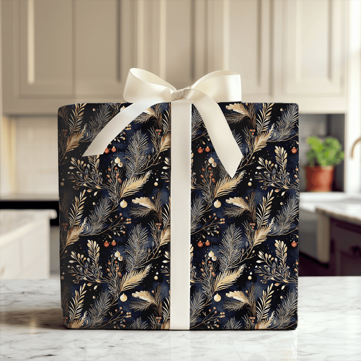 Gold Leaf for Wreath - Wrapping Paper - Aspen & Arlo