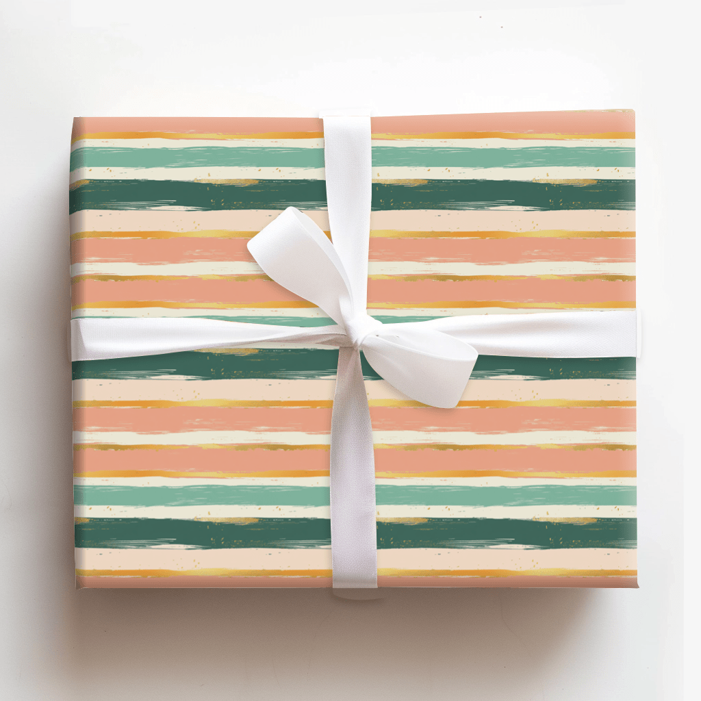 Preppy Stripes - Wrapping Paper - Aspen & Arlo