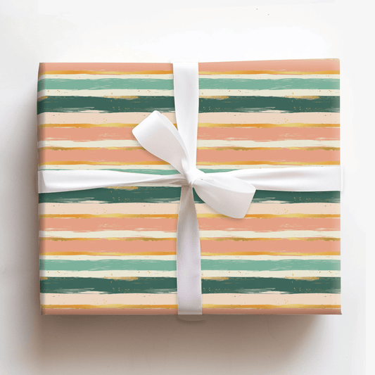 Preppy Stripes - Wrapping Paper - Aspen & Arlo