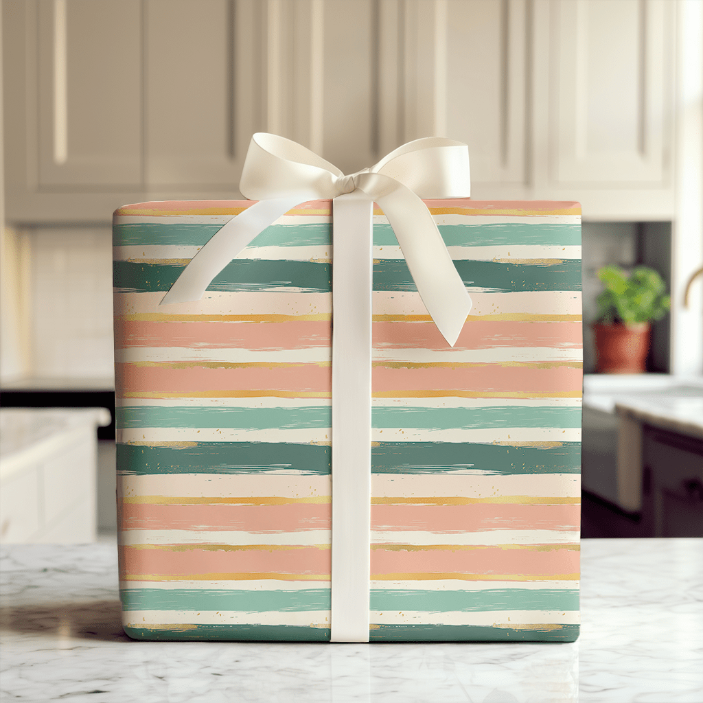Preppy Stripes - Wrapping Paper - Aspen & Arlo