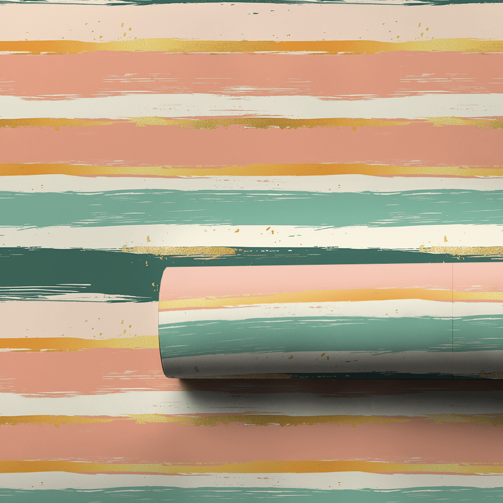 Preppy Stripes - Wrapping Paper - Aspen & Arlo