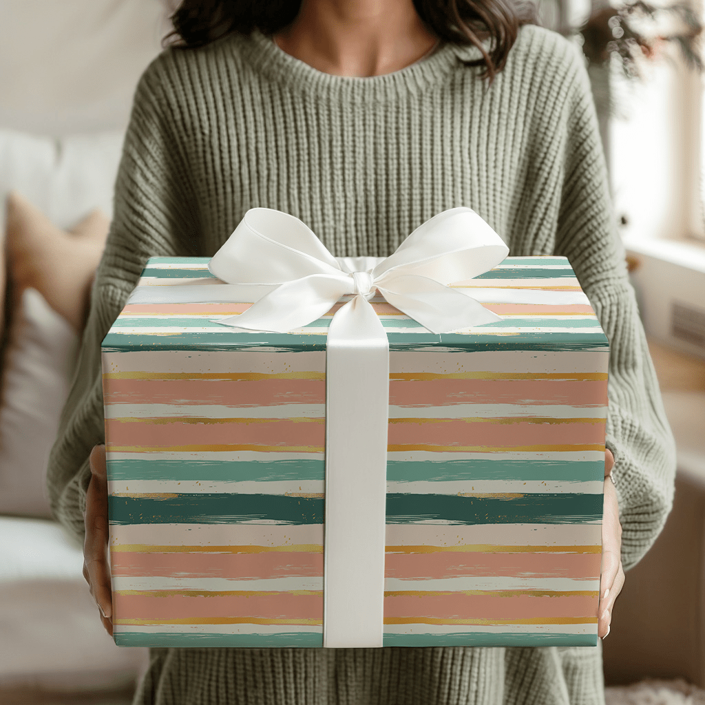 Preppy Stripes - Wrapping Paper - Aspen & Arlo