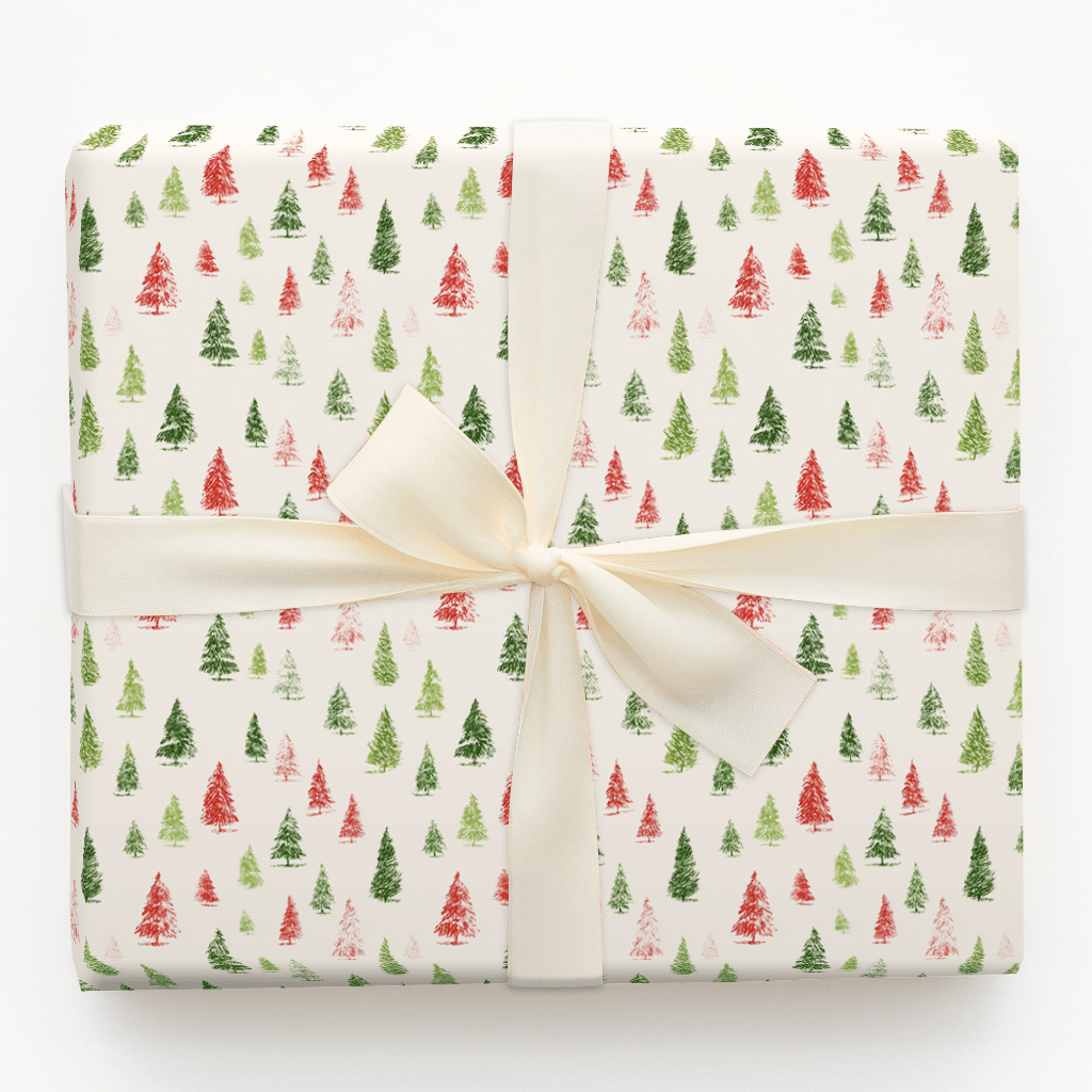 Sparce Spruces - Wrapping Paper - Aspen & Arlo