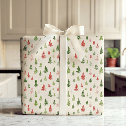 Sparce Spruces - Wrapping Paper - Aspen & Arlo