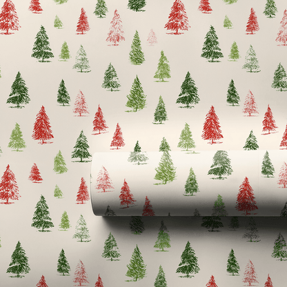 Sparce Spruces - Wrapping Paper - Aspen & Arlo