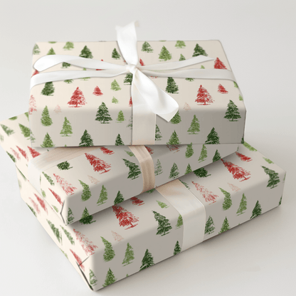 Sparce Spruces - Wrapping Paper - Aspen & Arlo