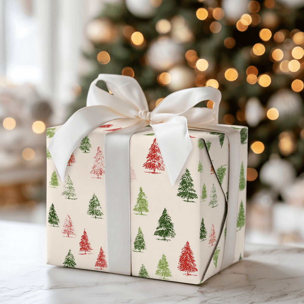 Sparce Spruces - Wrapping Paper - Aspen & Arlo