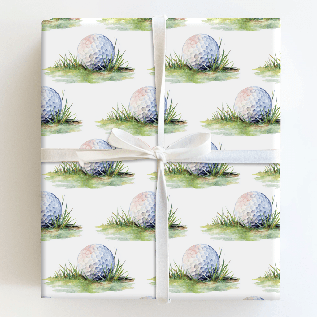 Tee Time Turf - Wrapping Paper - Aspen & Arlo