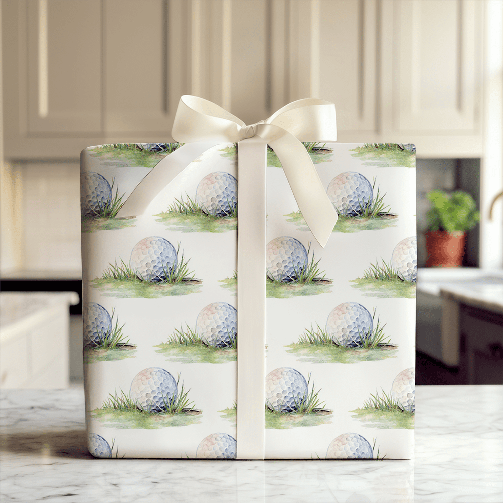 Tee Time Turf - Wrapping Paper - Aspen & Arlo