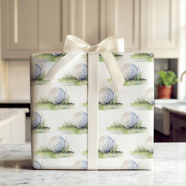 Tee Time Turf - Wrapping Paper - Aspen & Arlo
