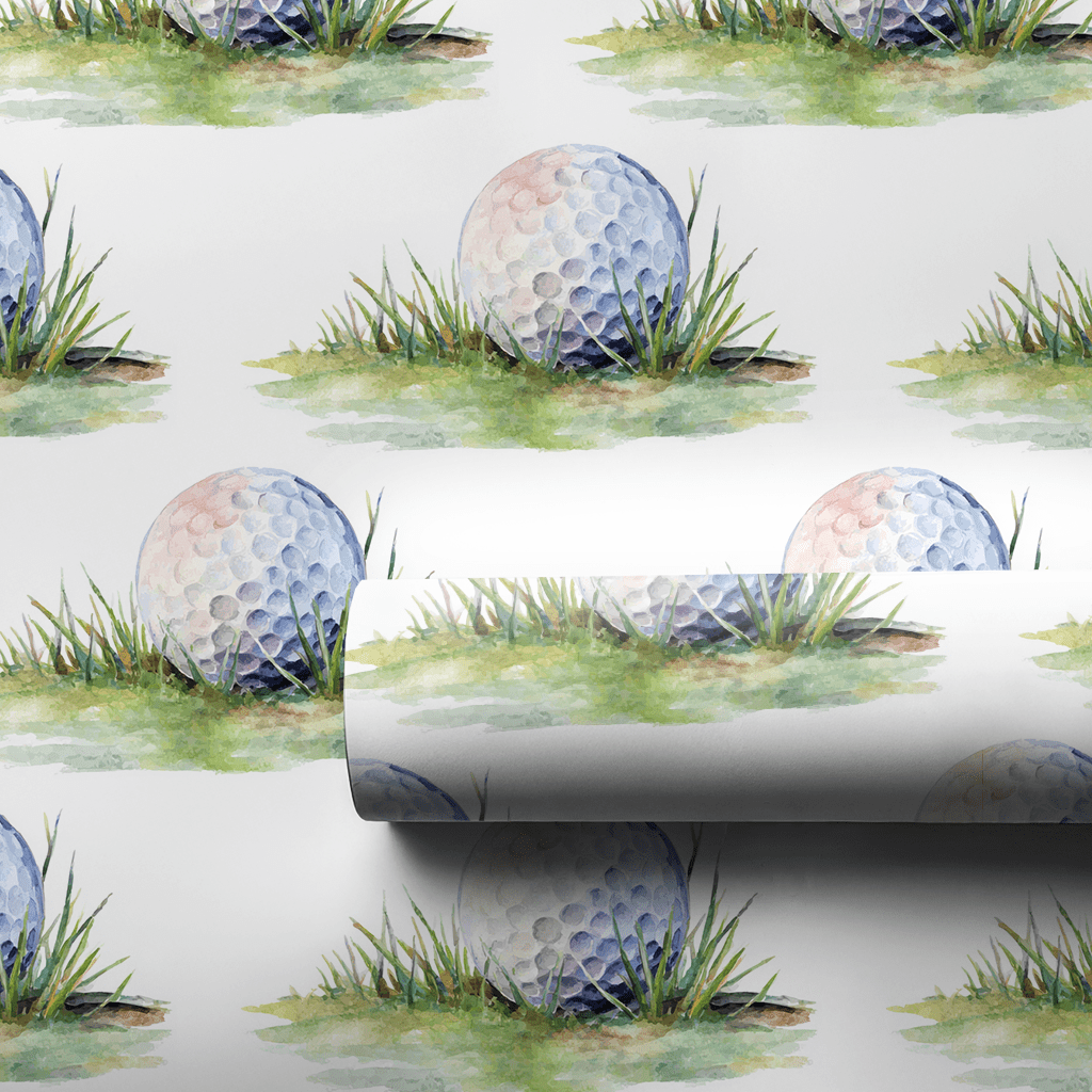 Tee Time Turf - Wrapping Paper - Aspen & Arlo
