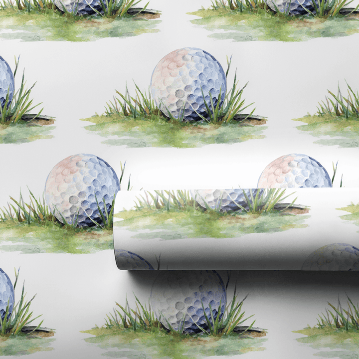 Tee Time Turf - Wrapping Paper - Aspen & Arlo