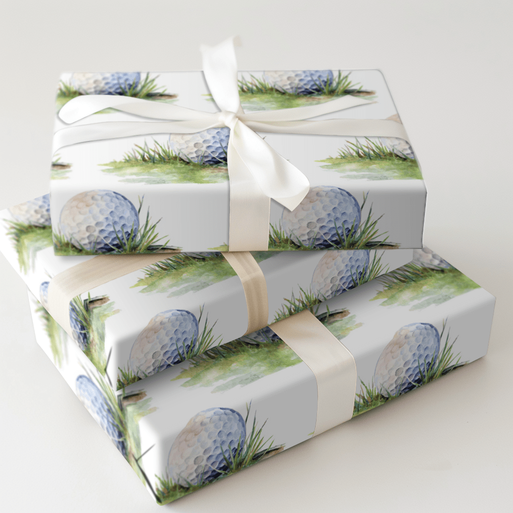 Tee Time Turf - Wrapping Paper - Aspen & Arlo