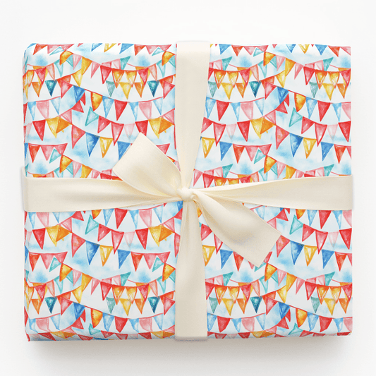 Flags Over the Circus - Wrapping Paper - Aspen & Arlo