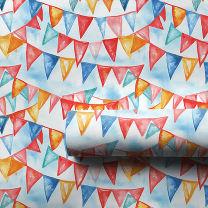 Flags Over the Circus - Wrapping Paper - Aspen & Arlo