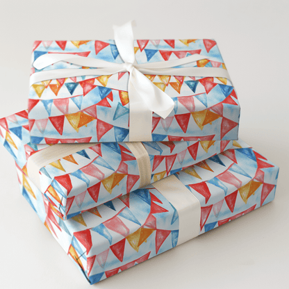 Flags Over the Circus - Wrapping Paper - Aspen & Arlo